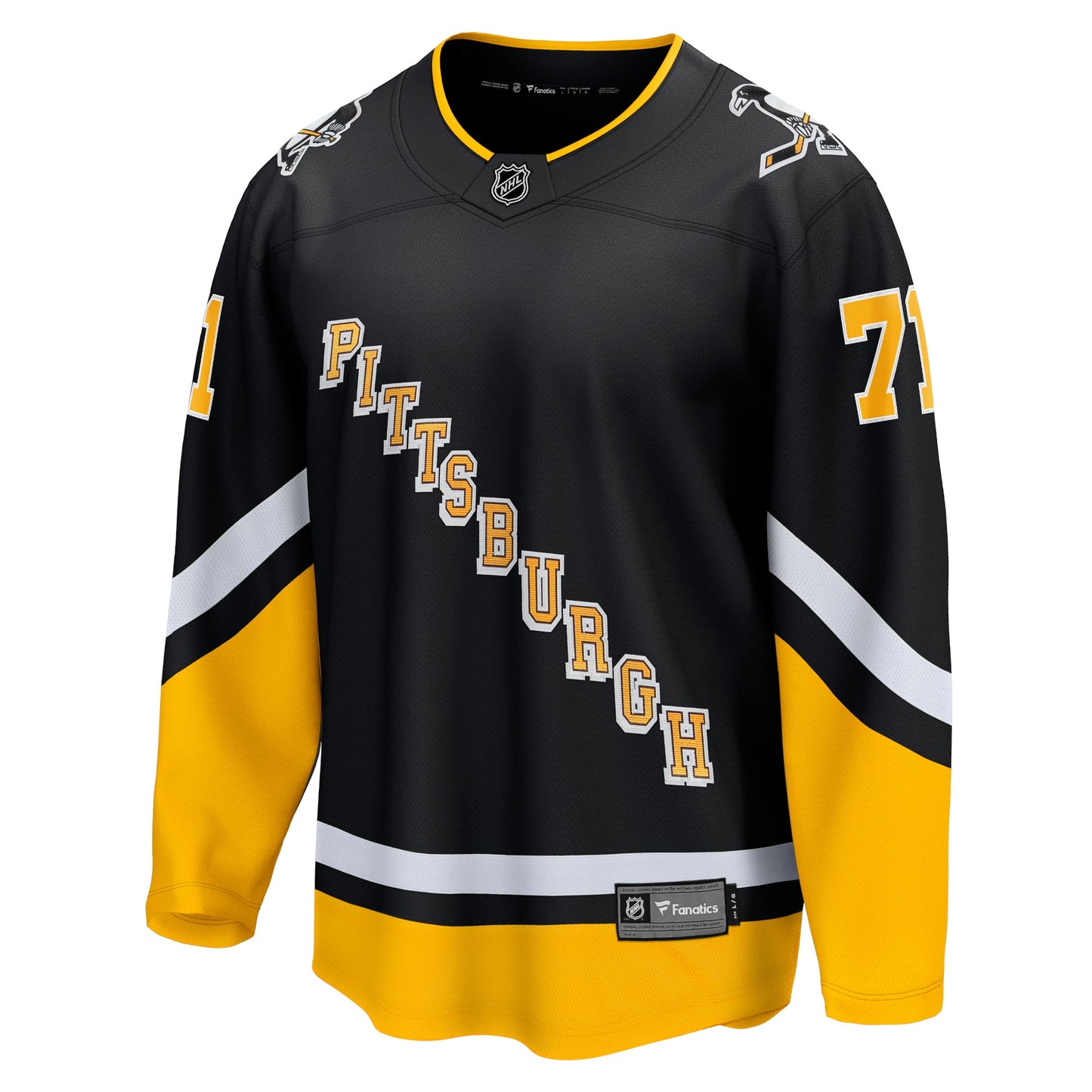Evgeni Malkin Pittsburgh Penguins Fanatics Branded 2021/22 Alternate Premier Breakaway Player Jersey - Black