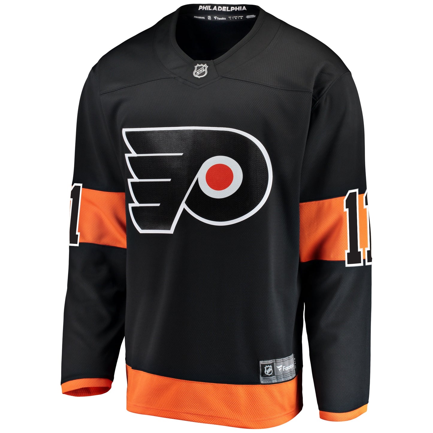 Travis Konecny Philadelphia Flyers Fanatics Branded Alternate Breakaway Player Jersey - Black
