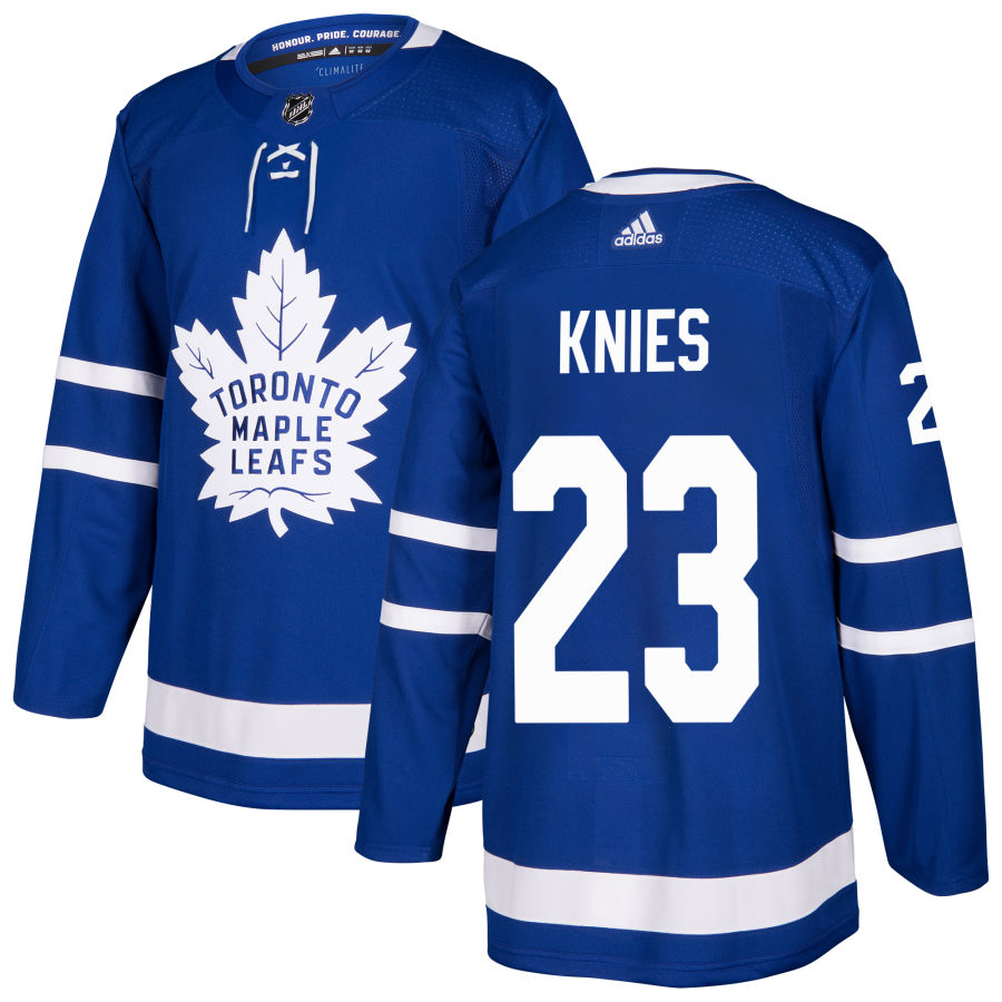 Matthew Knies Toronto Maple Leafs adidas Authentic Jersey - Blue