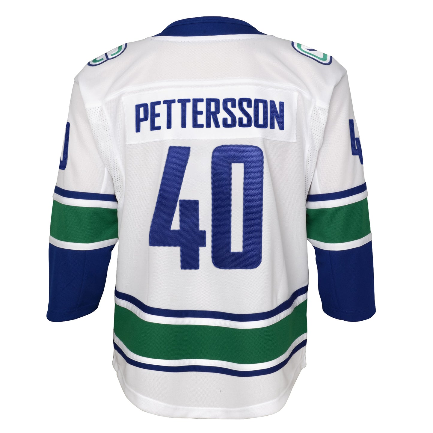 Elias Pettersson Vancouver Canucks Youth 2019/20 Away Premier Player Jersey - White